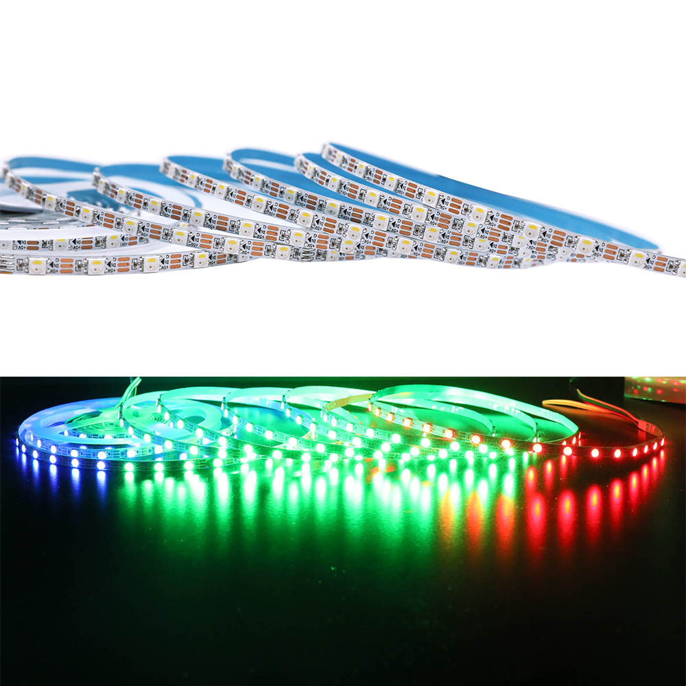 DC5V SK6812 3.28Ft 60LEDs Ultra Narrow 0.20in Wide Individually Addressable RGBW LED strip light DC5V SK6812 3.28Ft 60LEDs Ultra Narrow 0.20in Wide Individually Addressable RGBW LED strip light